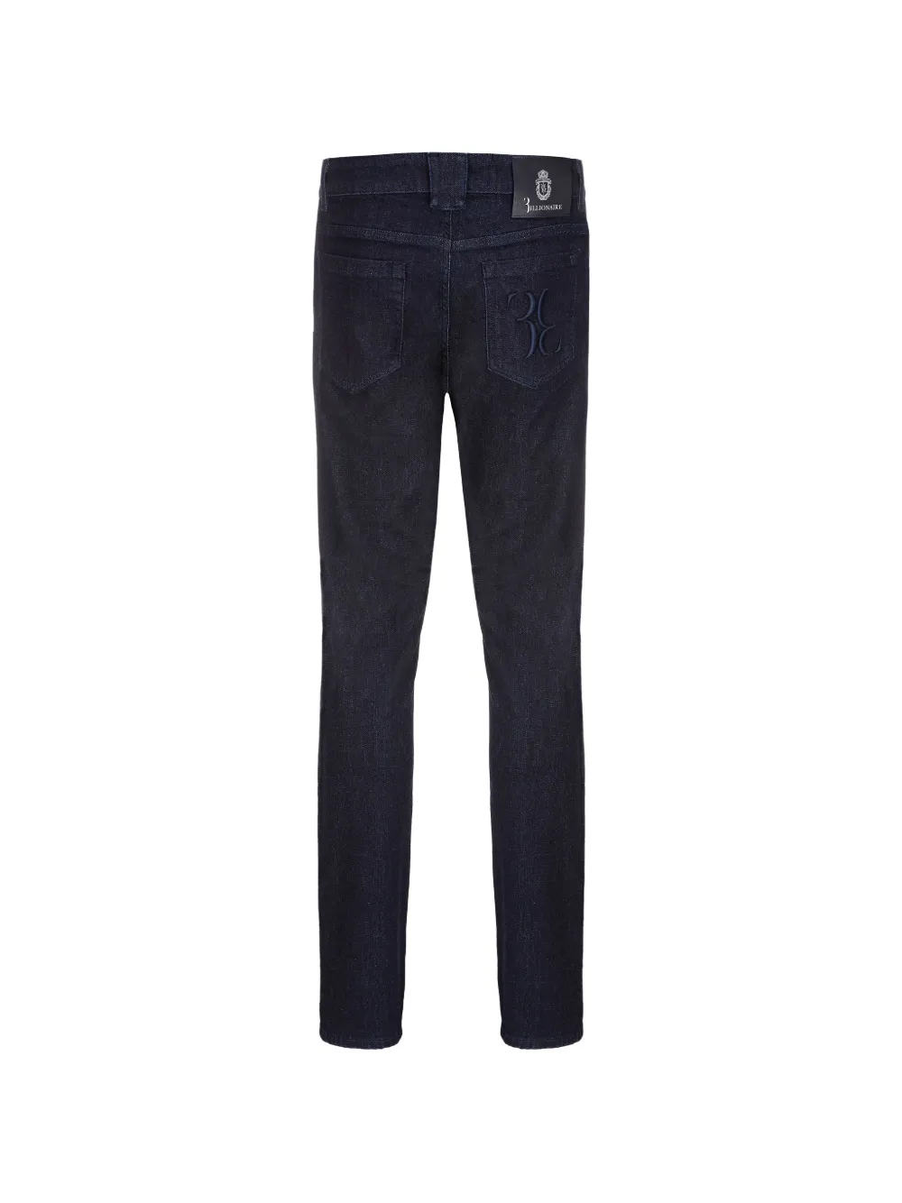 Billionaire Straight jeans met borduurwerk Blauw