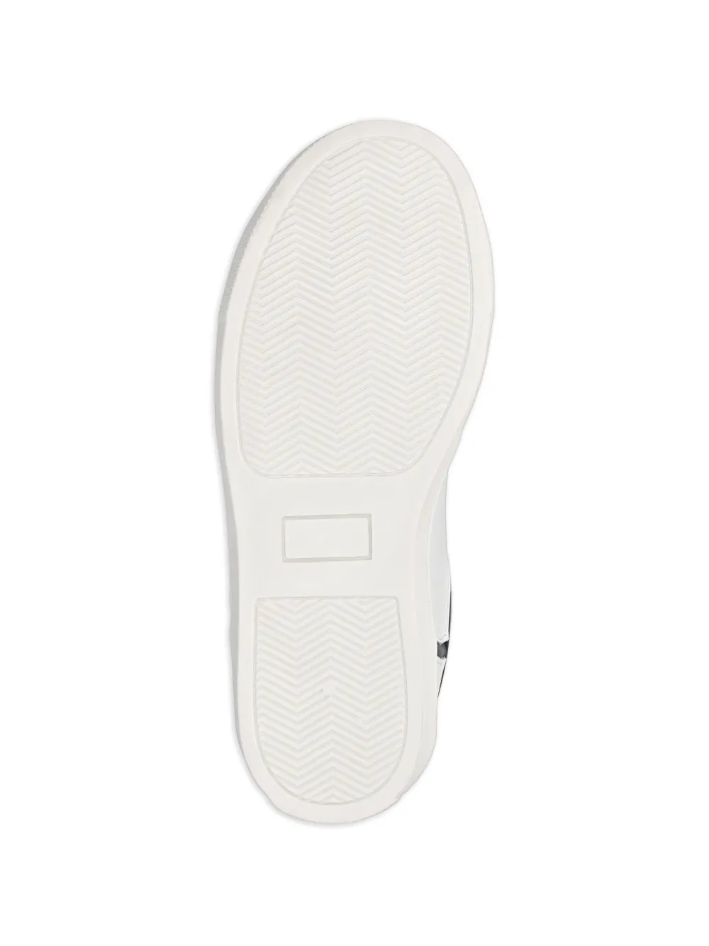 Billionaire Kids contrasting-trim sneakers Wit