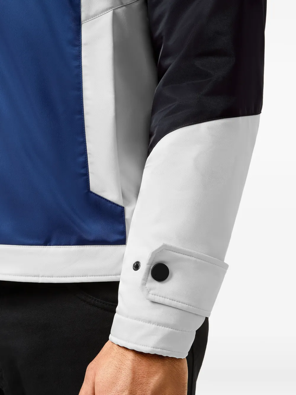 Billionaire Jack met colourblocking Blauw