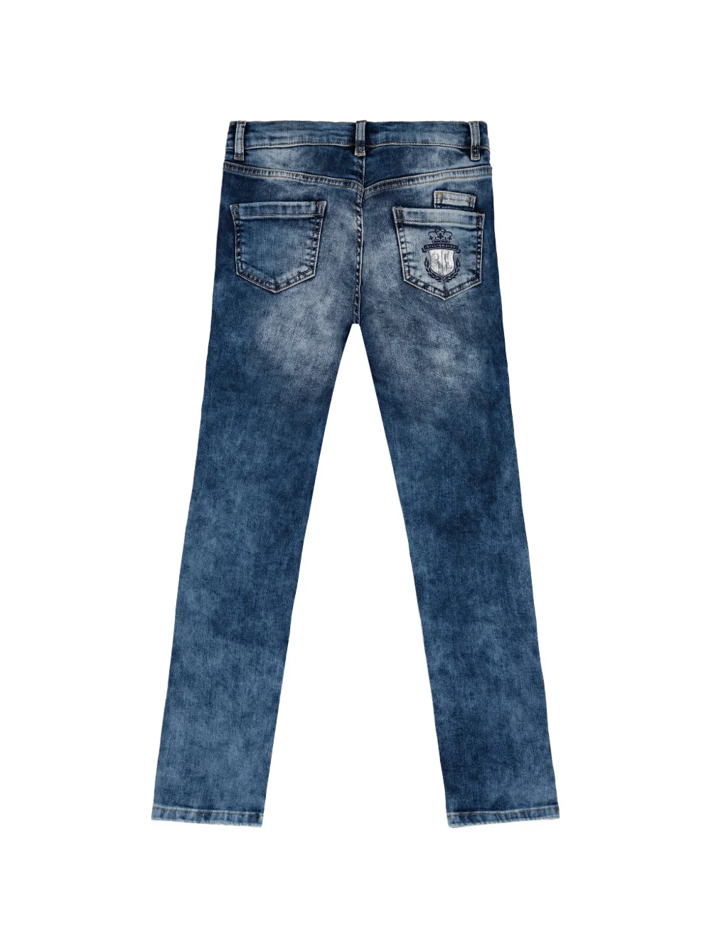 Billionaire Kids Jeans met stonewashed-effect Blauw