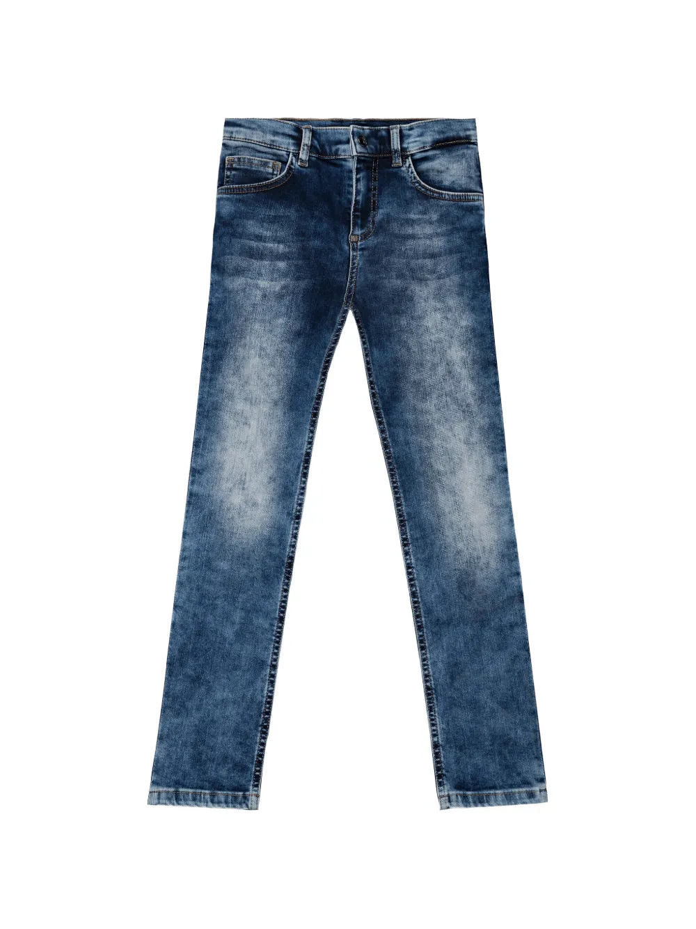 Billionaire Kids stone washed faded jeans - Blu