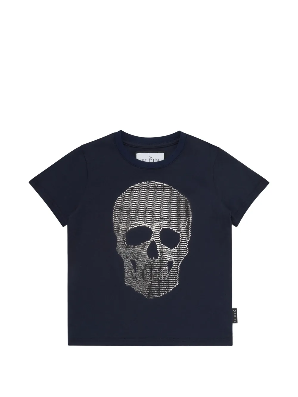 Philipp Plein Junior skull T-shirt - Blu