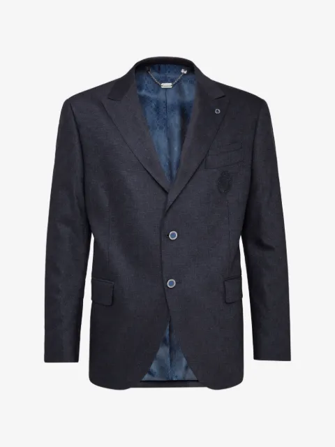 Billionaire logo-detail blazer