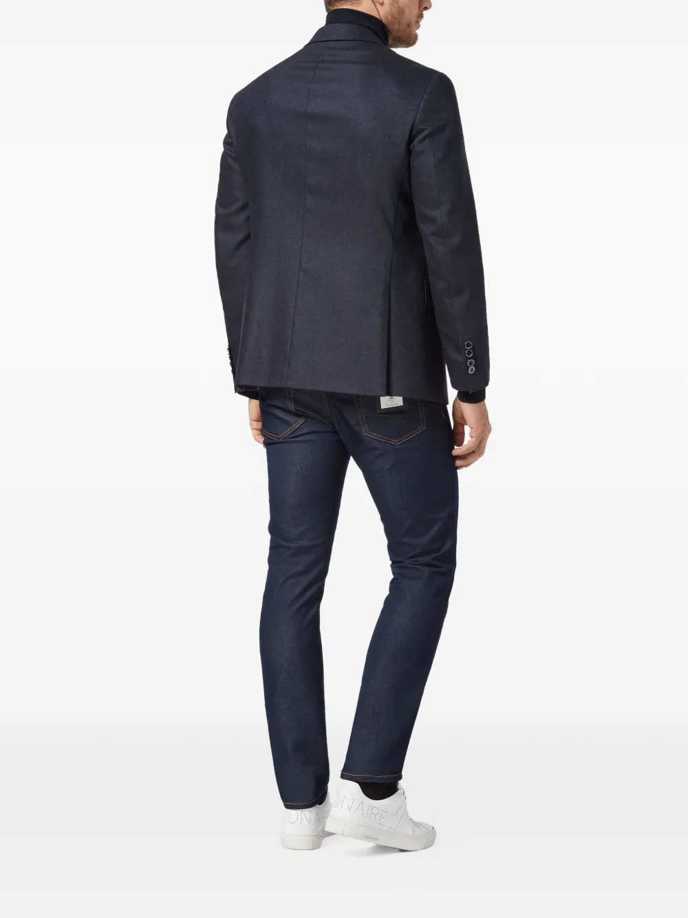 Billionaire Blazer met logodetail Blauw