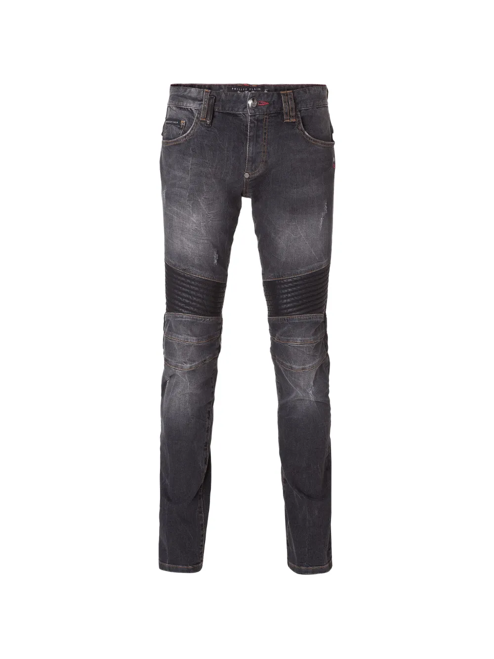 Philipp Plein Hatutu biker jeans - Nero