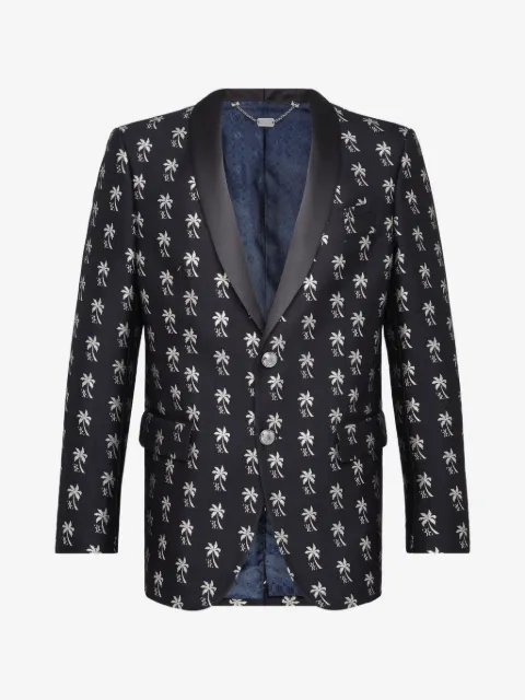 Billionaire Palms single-breasted blazer