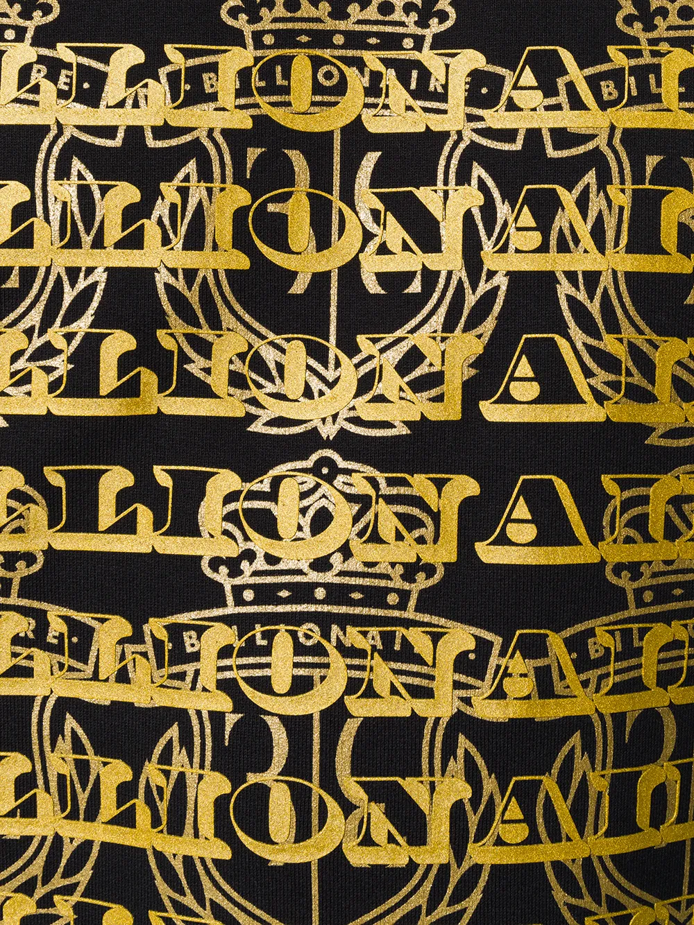 Billionaire Colin sweater met tekst Zwart