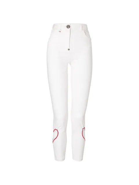 Philipp Plein heart five-pocket jeans 