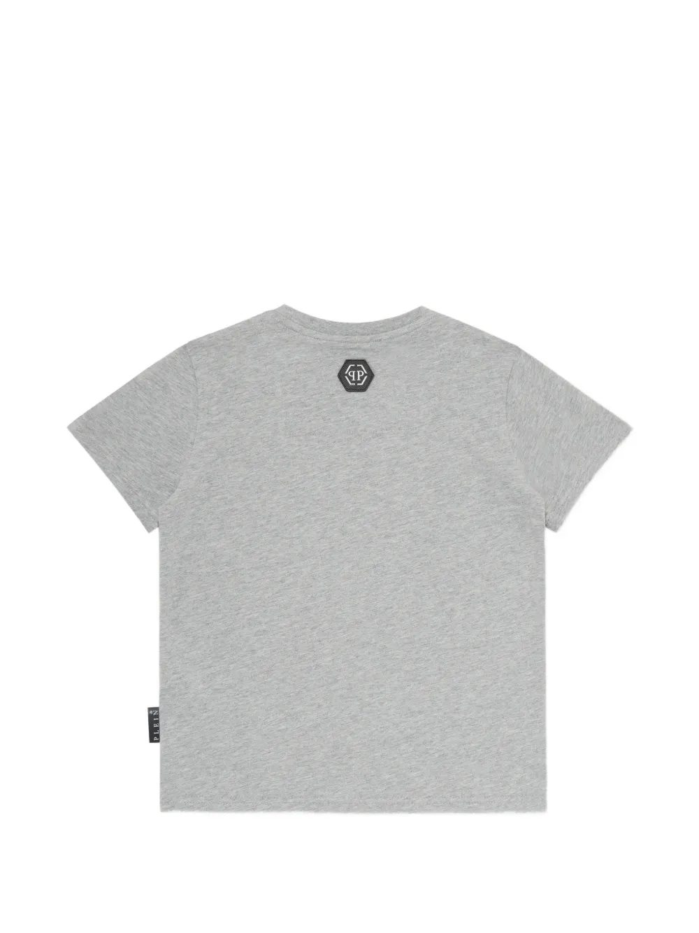 Philipp Plein Junior T-shirt met logoprint Grijs