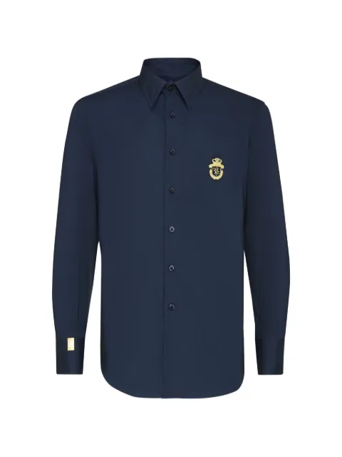 Billionaire monogram embroidered shirt