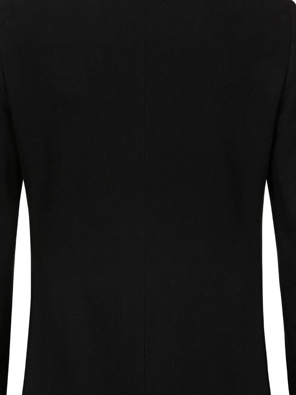 Billionaire Fabian katoenen blazer Zwart