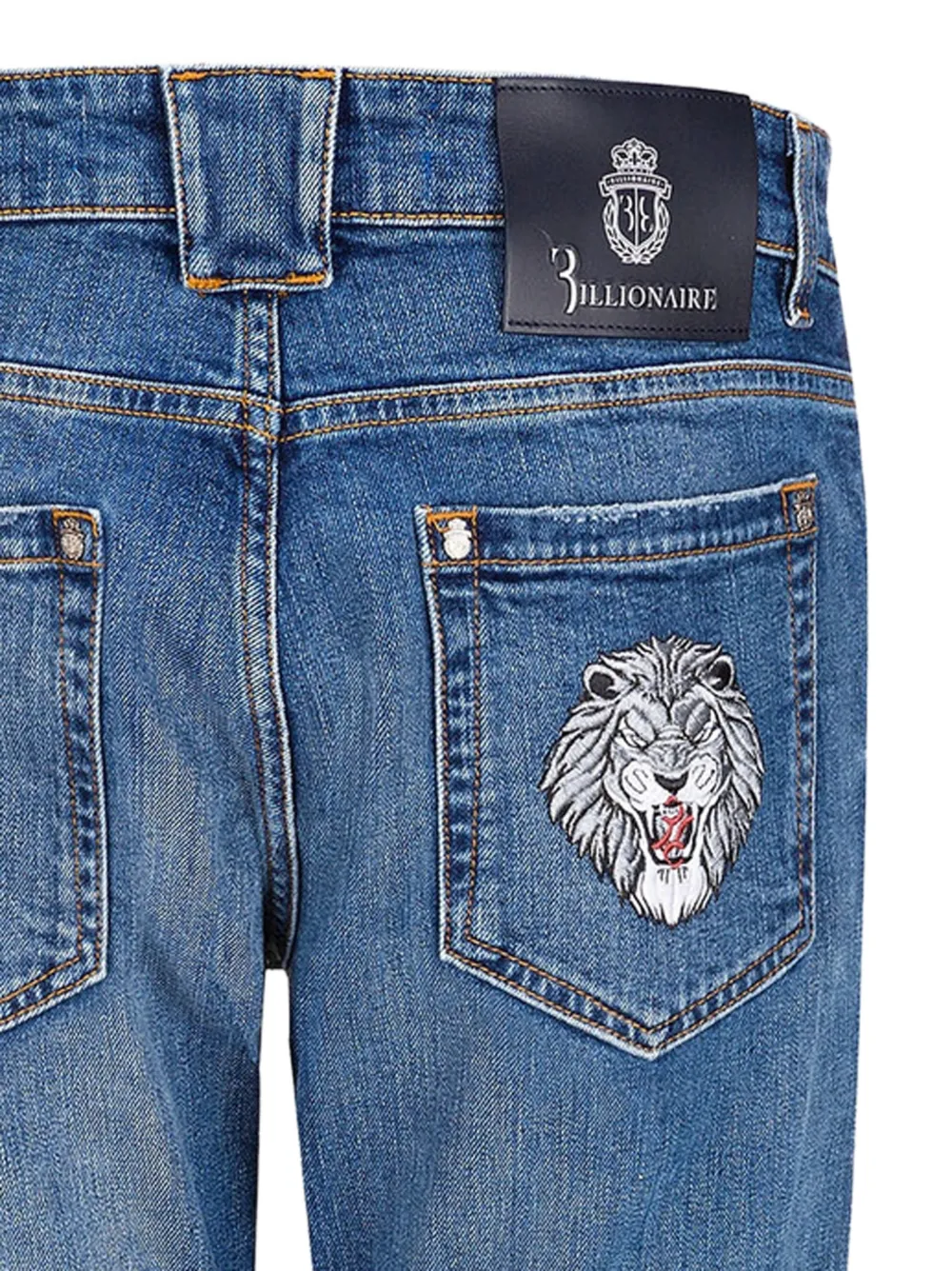 Billionaire Lion straight broek Blauw