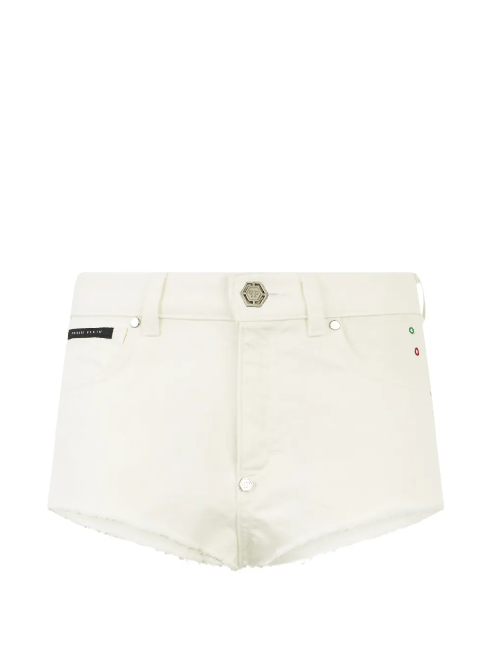 Philipp Plein frayed shorts - Toni neutri