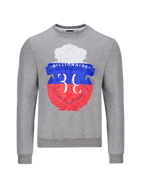 Billionaire Crest embroidered sweatshirt