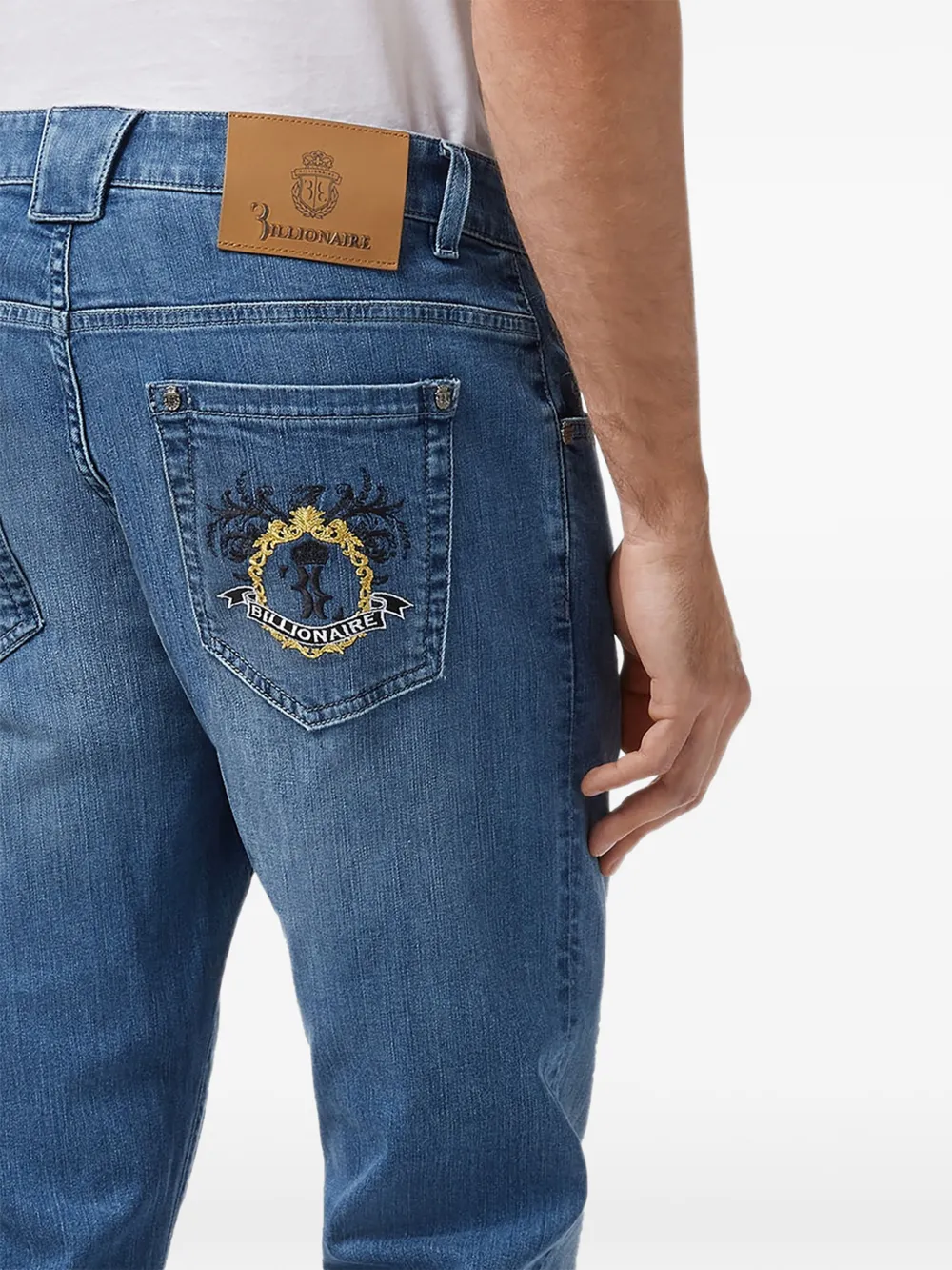 Billionaire Baroque pantalon Blauw