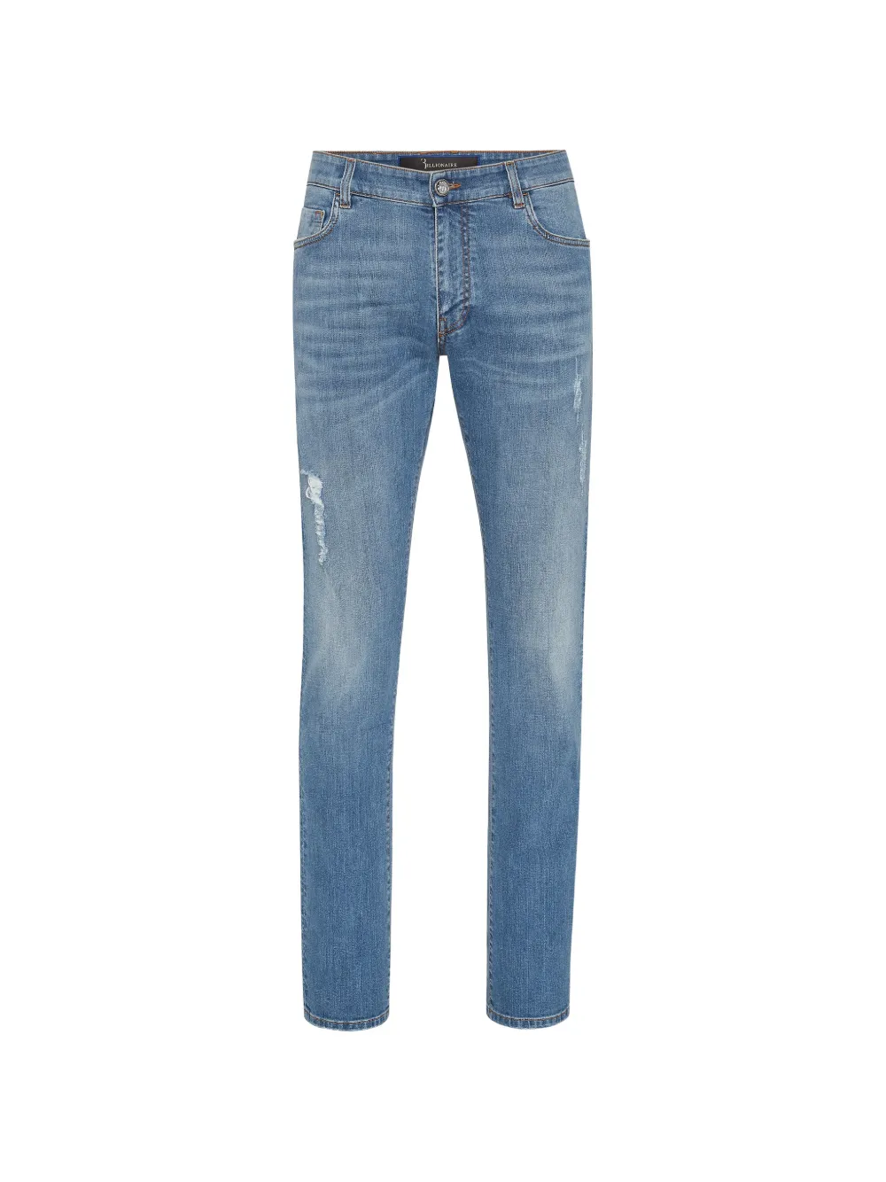 Billionaire logo-detail jeans - Blu