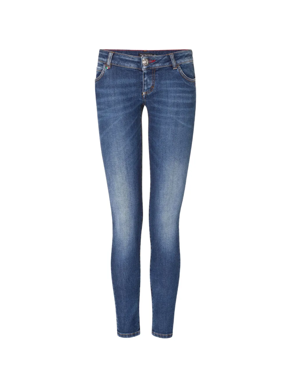 Philipp Plein belt-loops jeans - Blu