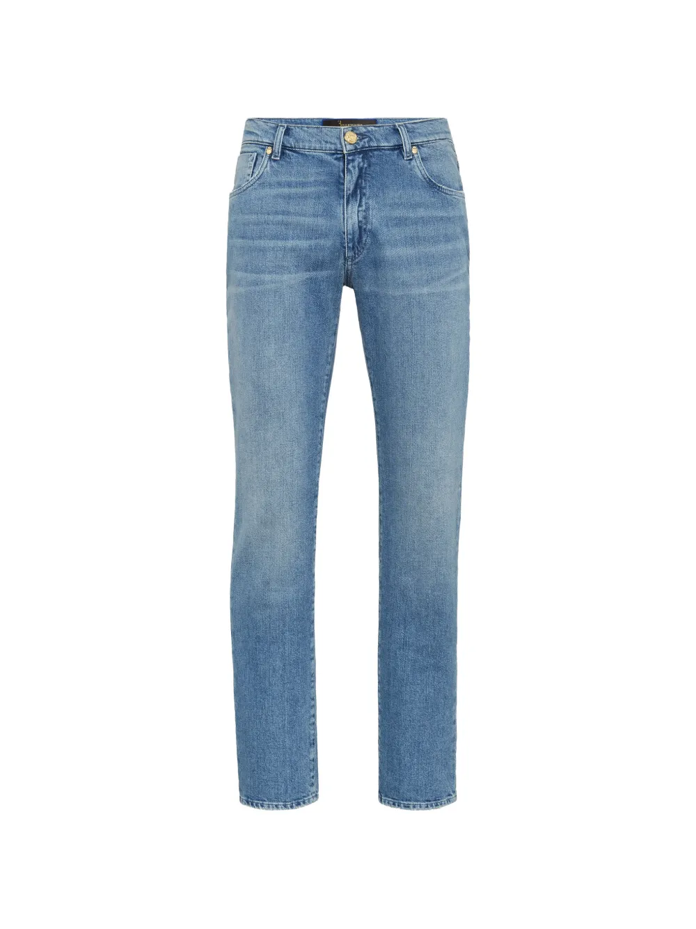 Billionaire embroidered straight jeans - Blu