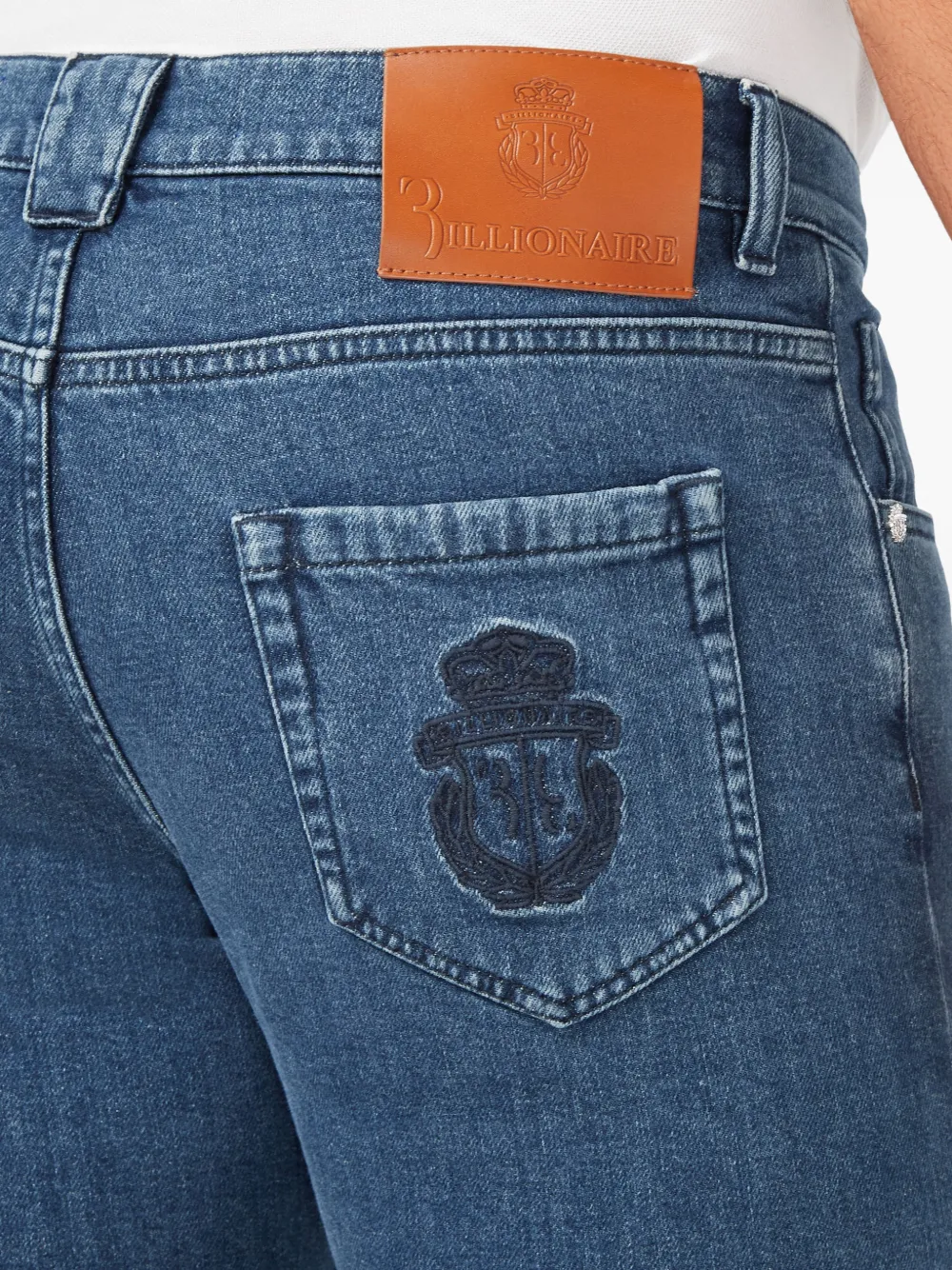 Billionaire Straight jeans Blauw