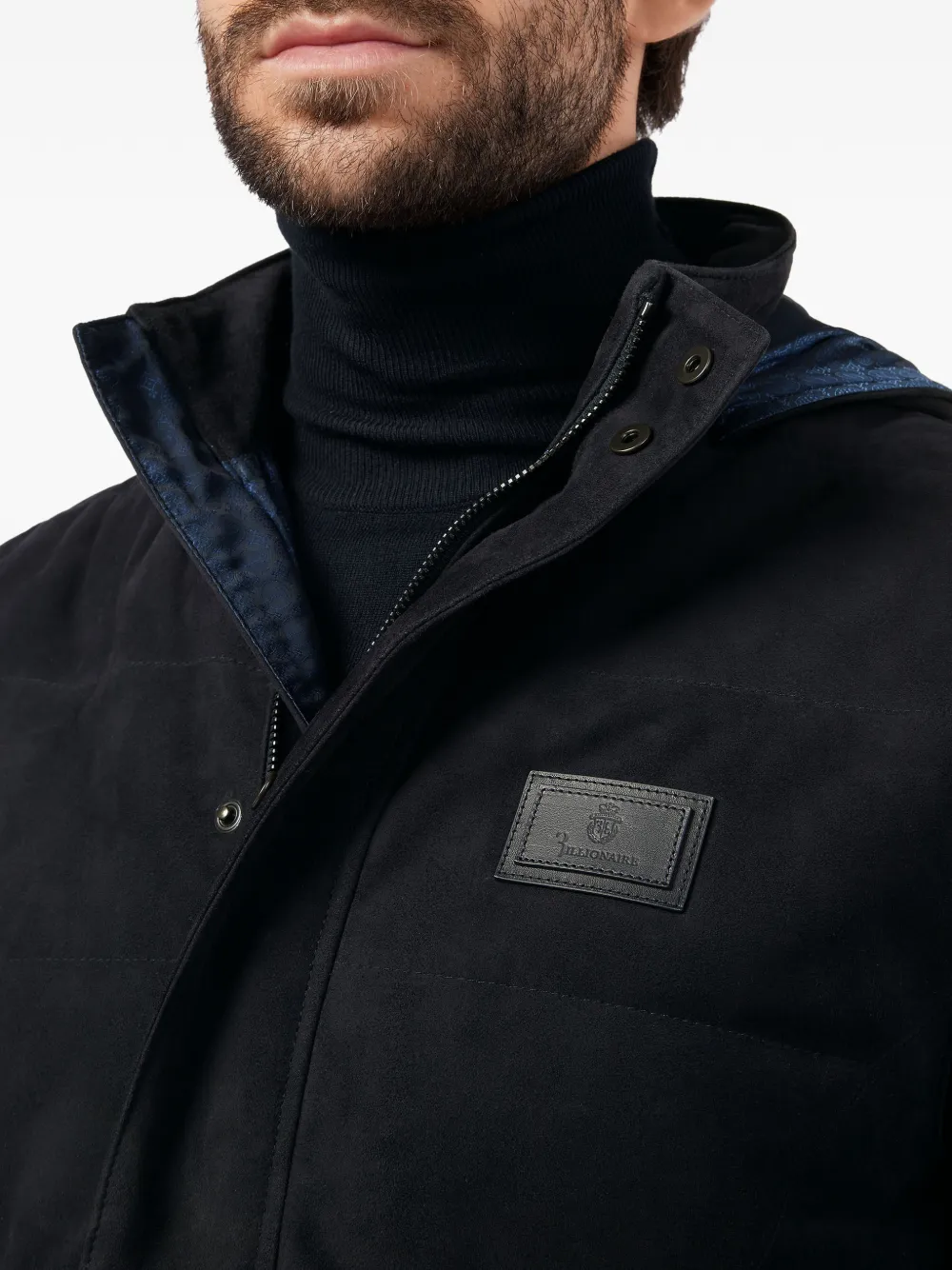 Billionaire Bodywarmer met logopatch Blauw