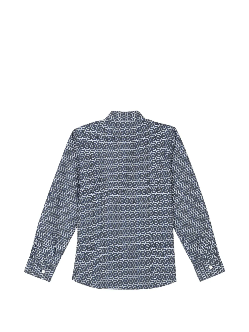 Billionaire Kids Clayton shirt met borduurwerk en print Blauw