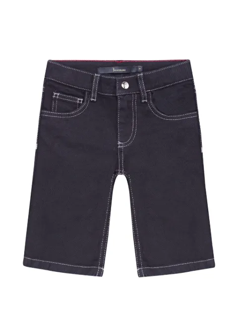Billionaire Kids crest denim shorts