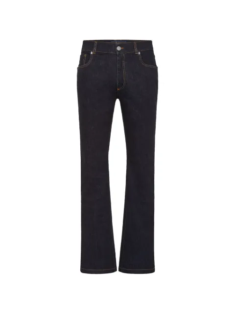 Billionaire palm embroidery regular fit jeans