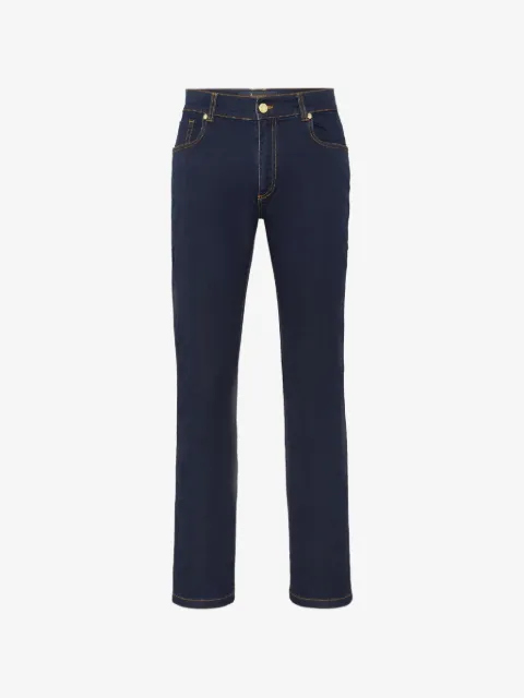 Billionaire jeans bordados con cinco bolsillos