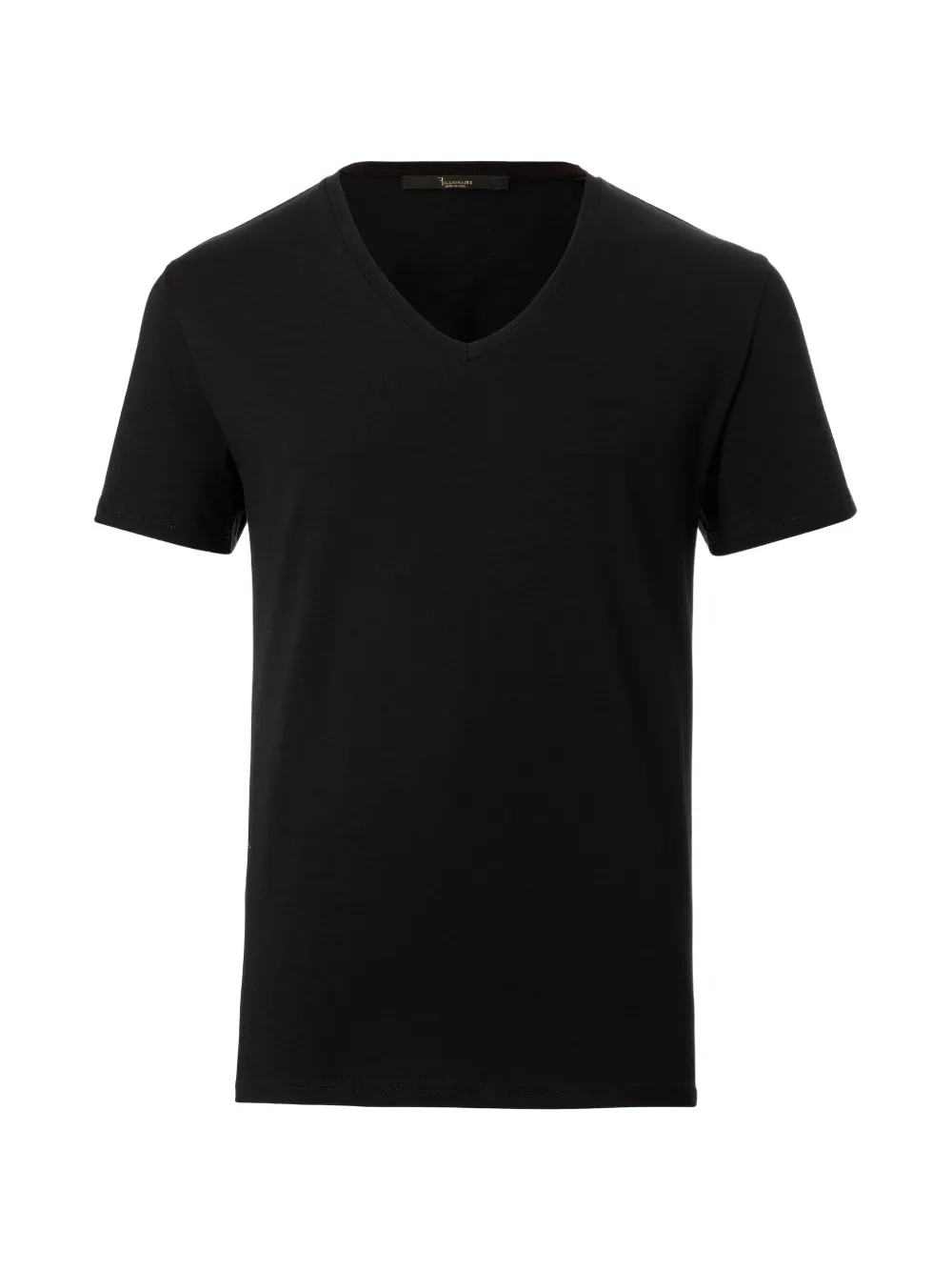 Billionaire Damian crest-print V-neck T-shirt - Nero