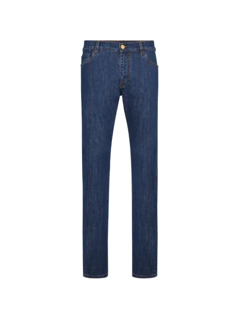 Billionaire crest embroidery jeans