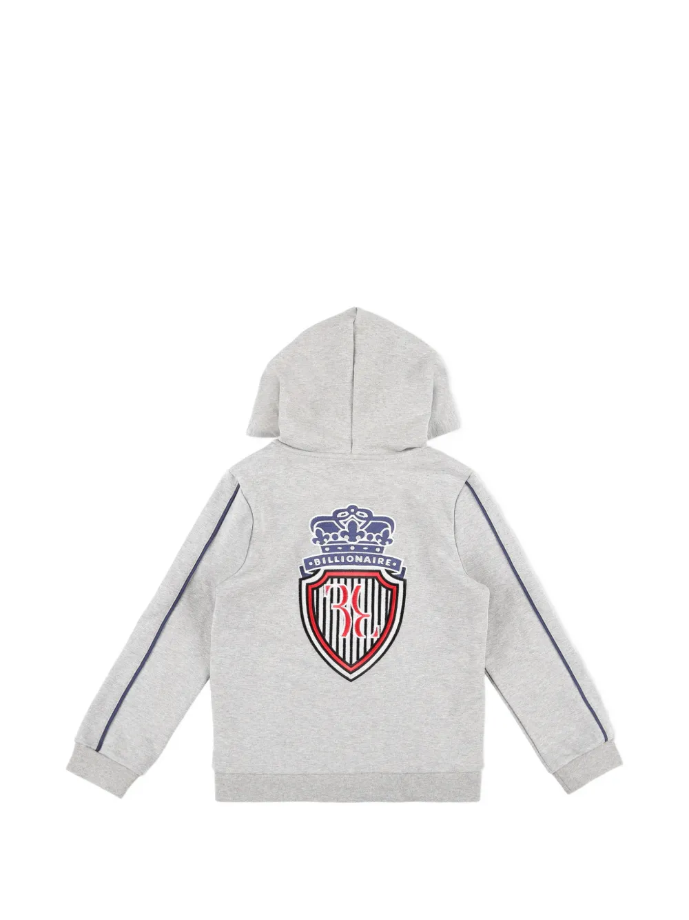 Billionaire Kids Trainingsjack met wapenschild-print Grijs