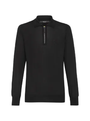 TOM FORD half-zip Wool Sweater | Black | FARFETCH