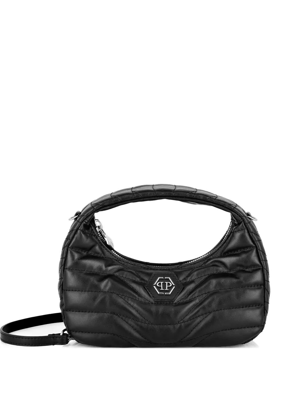 Philipp Plein quilted mini bag - Nero