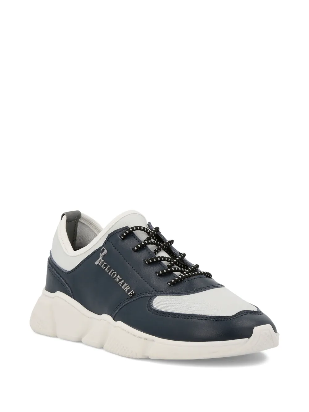 Billionaire Kids Sneakers met logo Blauw