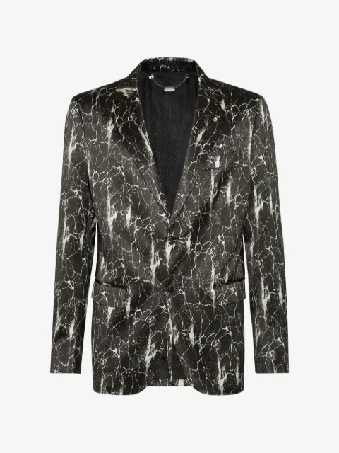 Billionaire marbled blazer