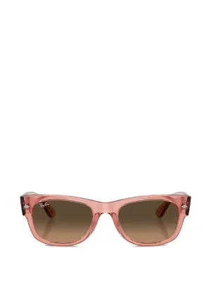 Moncler Eyewear Clasico スクエアフレーム サングラス | ピンク