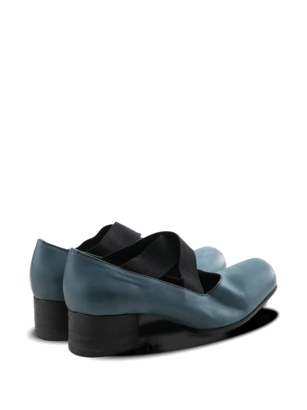 Uma Wang cross-strap pumps Blauw