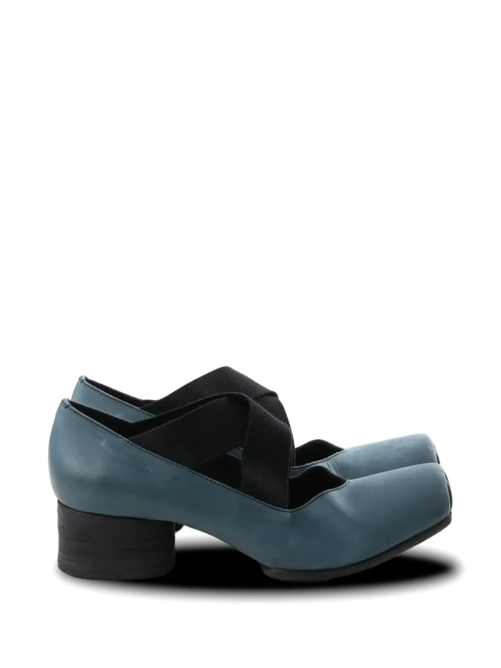Uma Wang cross-strap pumps Blauw