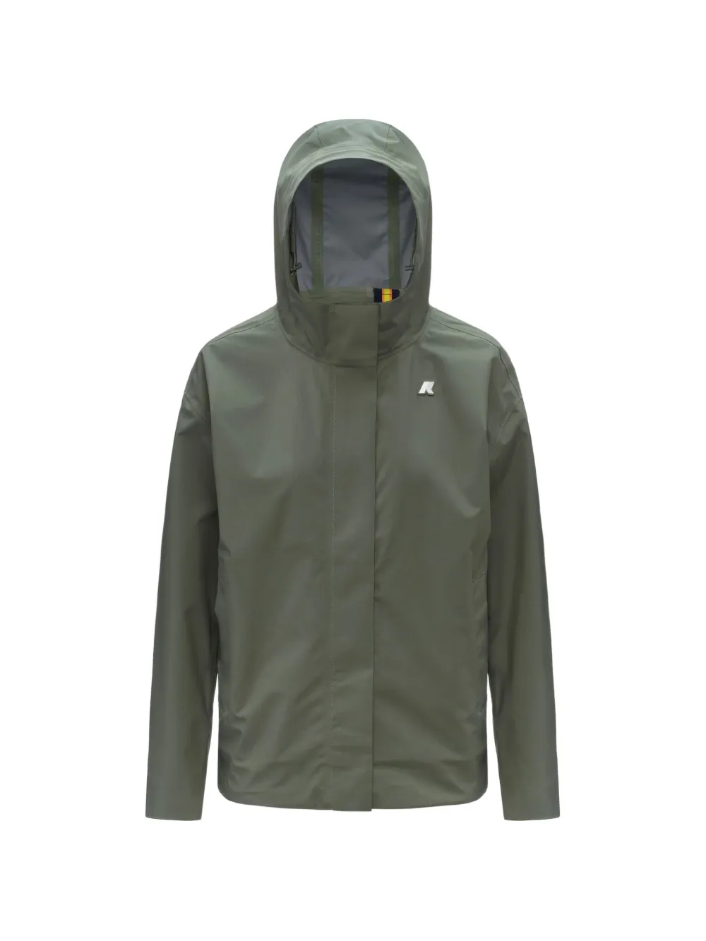 K-Way Rose Stretch hooded jacket - Verde