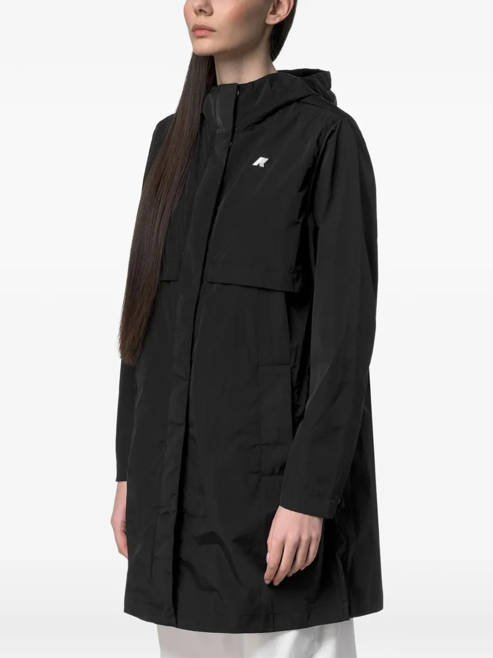 K-Way Sophilene jack met capuchon BLACK-USY