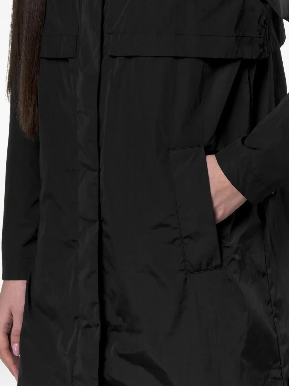 K-Way Sophilene jack met capuchon BLACK-USY