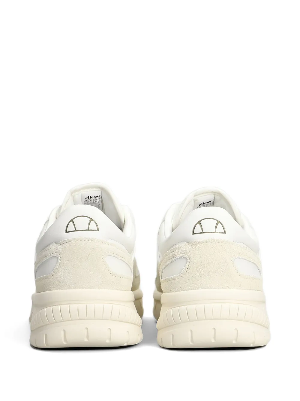 Ellesse Miles leren sneakers met vlakken Wit