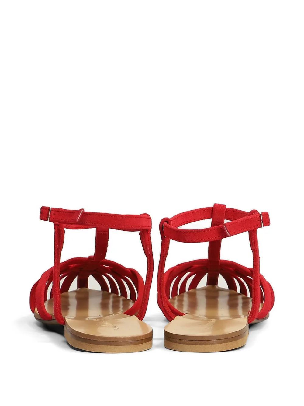 Anna F. cage-strap sandals Rood