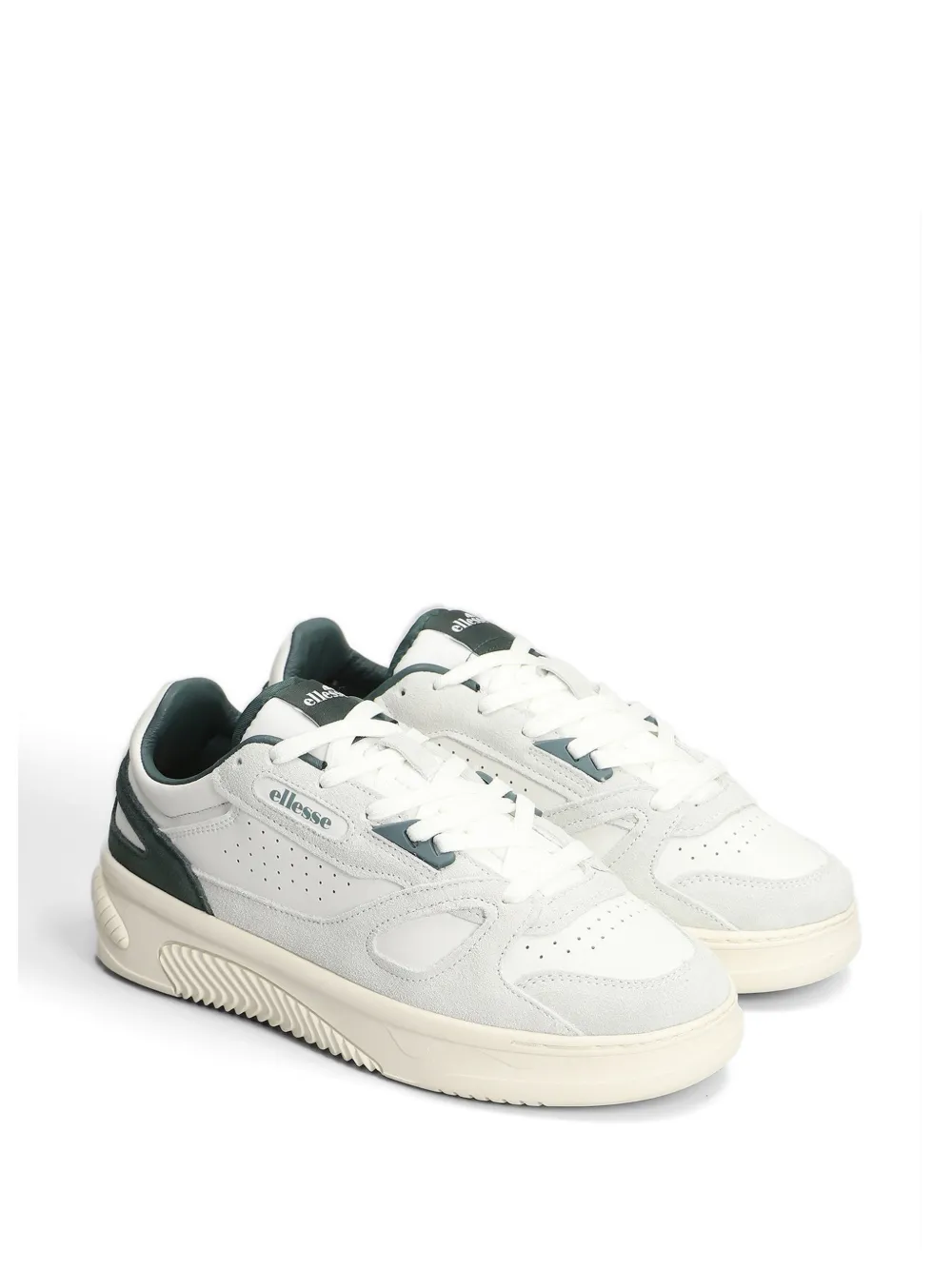 Ellesse panelled perforated sneakers Wit