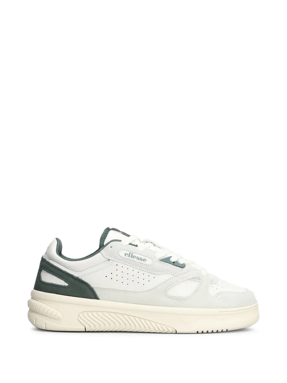 Ellesse panelled perforated sneakers - Weiß