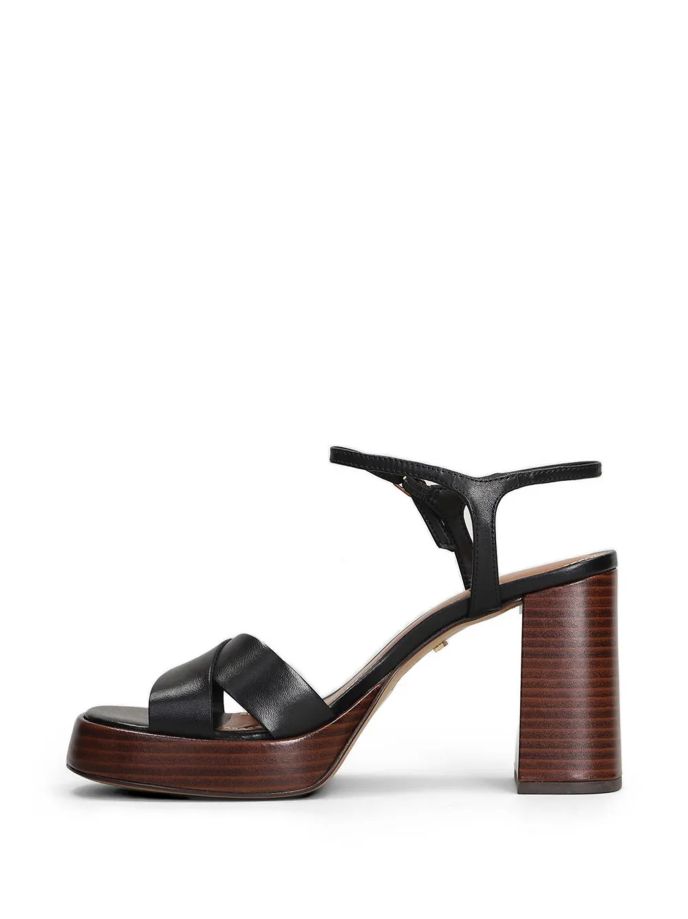 Arezzo Sandalen met plateauzool en gekruiste bandjes Zwart