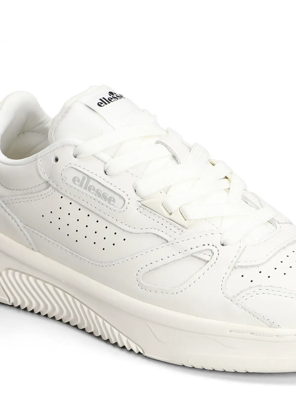 Ellesse Miles perforated panelled sneakers Beige