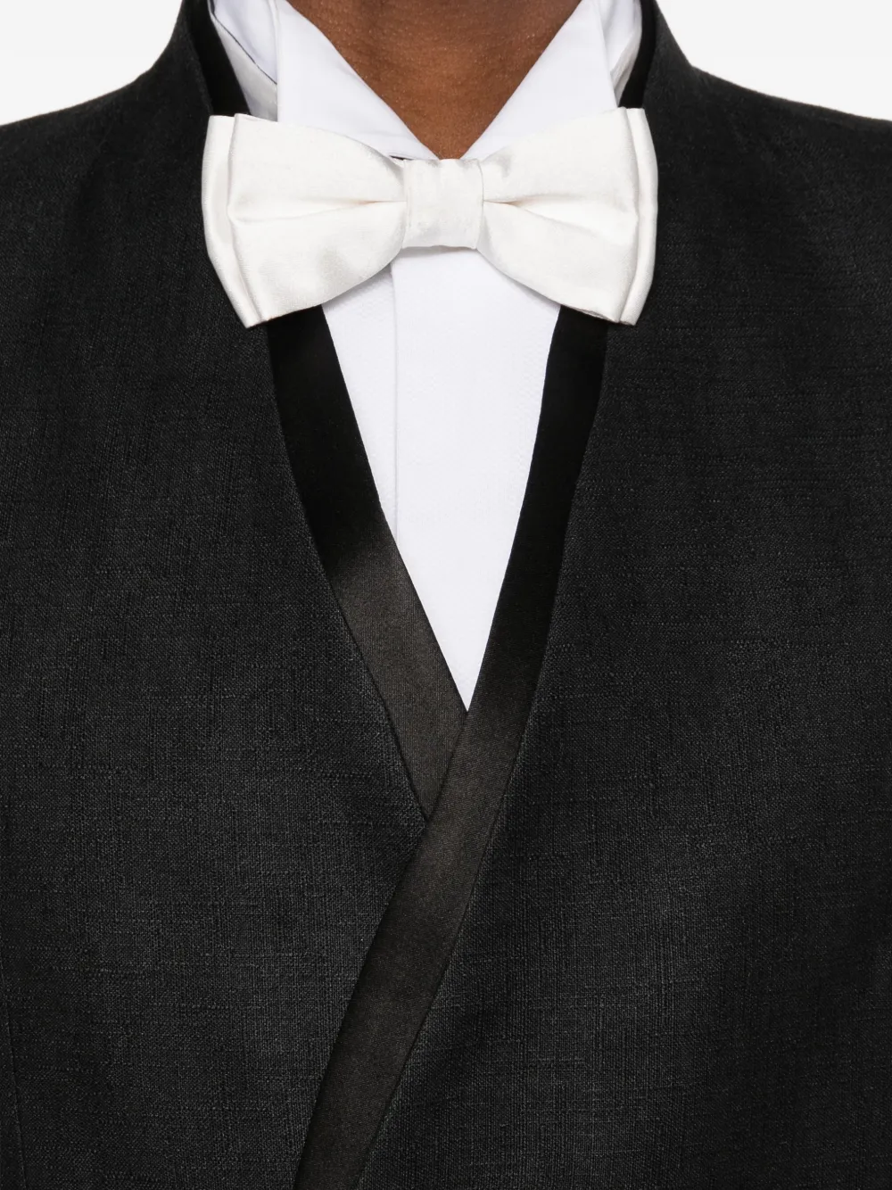 Tagliatore Alex blazer met satijnen afwerking Zwart