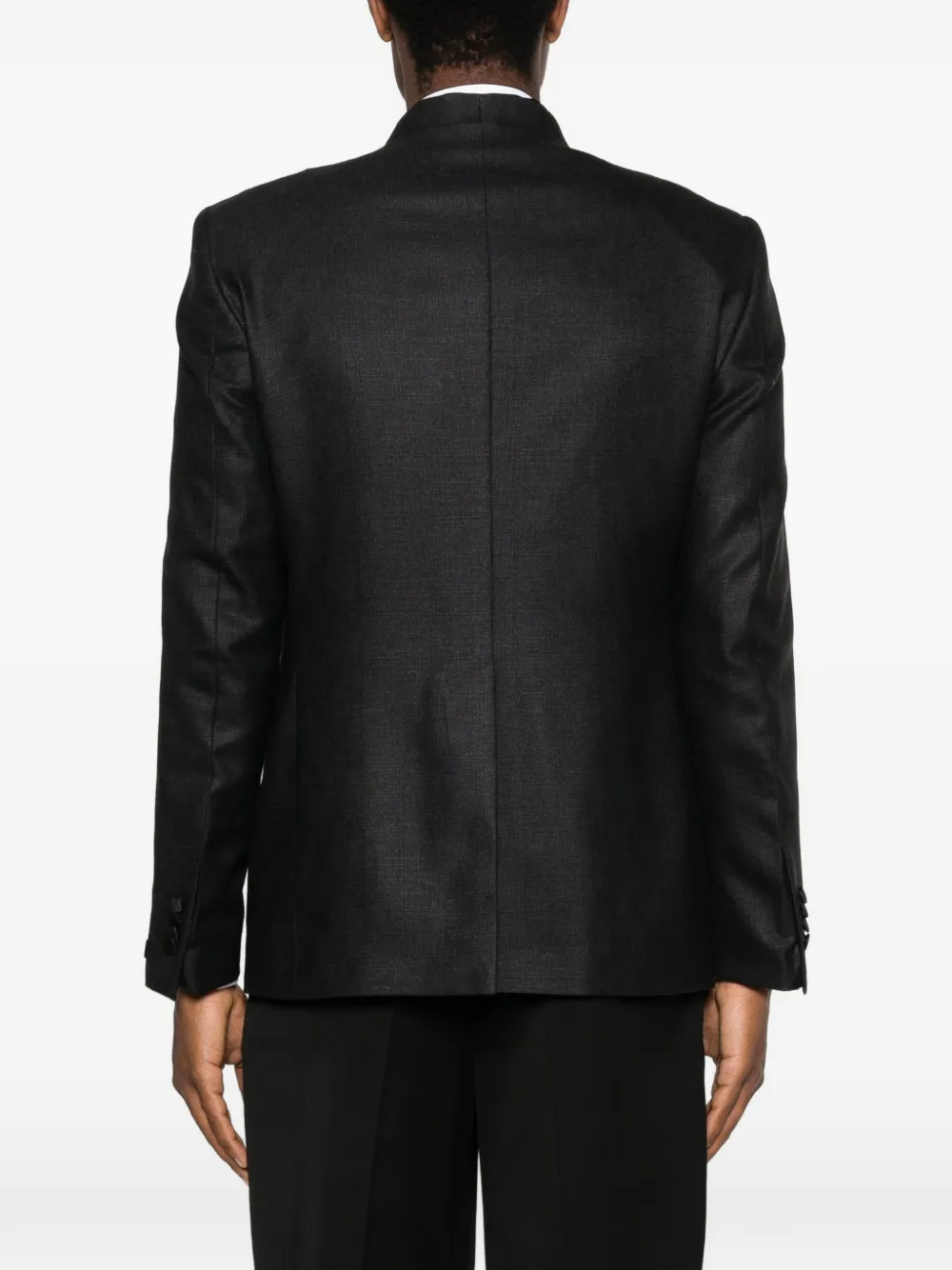 Tagliatore Alex blazer met satijnen afwerking Zwart