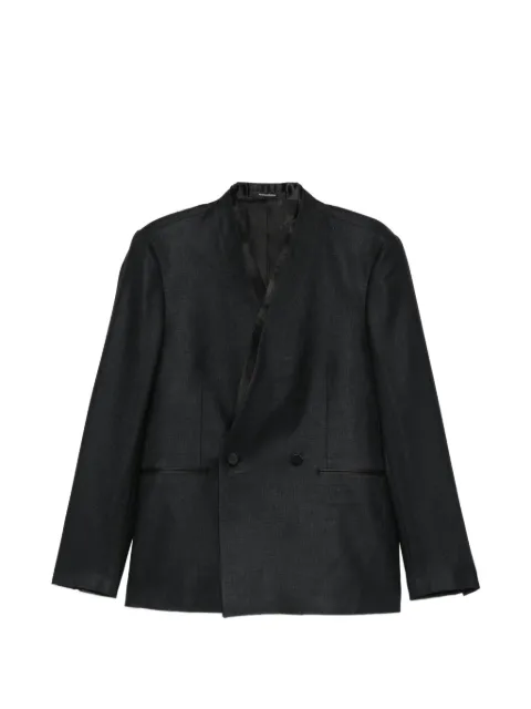 Tagliatore Alex satin-trim blazer